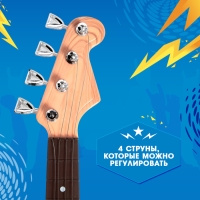 Игрушка музыкальная &laquo;Супергитара&raquo;, звуковые эффекты, цвет красный