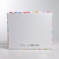 Коробка подарочная складная, упаковка, &laquo;Яркие шары&raquo;, 31 х 25,5 х 16 см