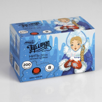 Гирлянда «Нить» 20 м, IP20, тёмная нить, 200 LED, свечение красное, 8 режимов, 220 В Гирлянда «Нить» 20 м, IP20, тёмная нить, 200 LED, свечение красное, 8 режимов, 220 В