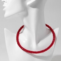 Колье &laquo;Шанталь&raquo;, цвет красный,30 см