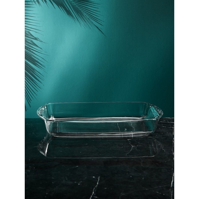 Форма для запекания и выпечки &laquo;Шабнам&raquo;, 1.8 л, стекло, Иран