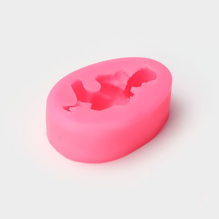 Молд &laquo;Малыш&raquo;, силикон, 7&times;5&times;2,7 см, цвет розовый