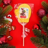 Новый год. Леденец с печатью "Змея 2025", 30г Новый год. Леденец с печатью "Змея 2025", 30г