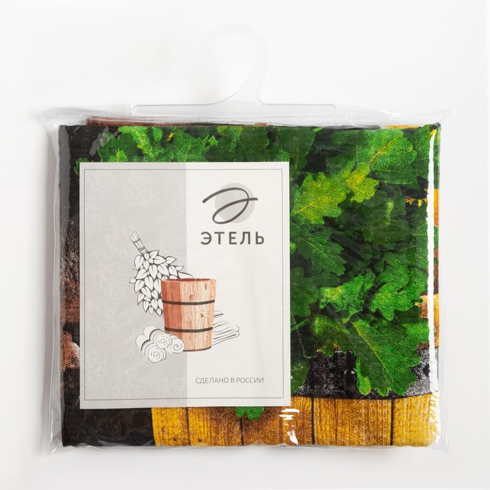 Полотенце Полотенце "Банька парит" 60х146 см, 100% хлопок 160гр/м2