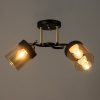 Люстра "Элла" 2хЕ27 40Вт черный 46х25х26 см BayerLux Люстра "Элла" 2хЕ27 40Вт черный 46х25х26 см BayerLux