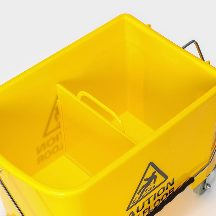 Ведро с механическим отжимом на колёсах, 20 л Ведро с механическим отжимом на колёсах, 20 л