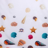 Штора для ванны Доляна &laquo;Ракушка&raquo;, 180&times;180 см