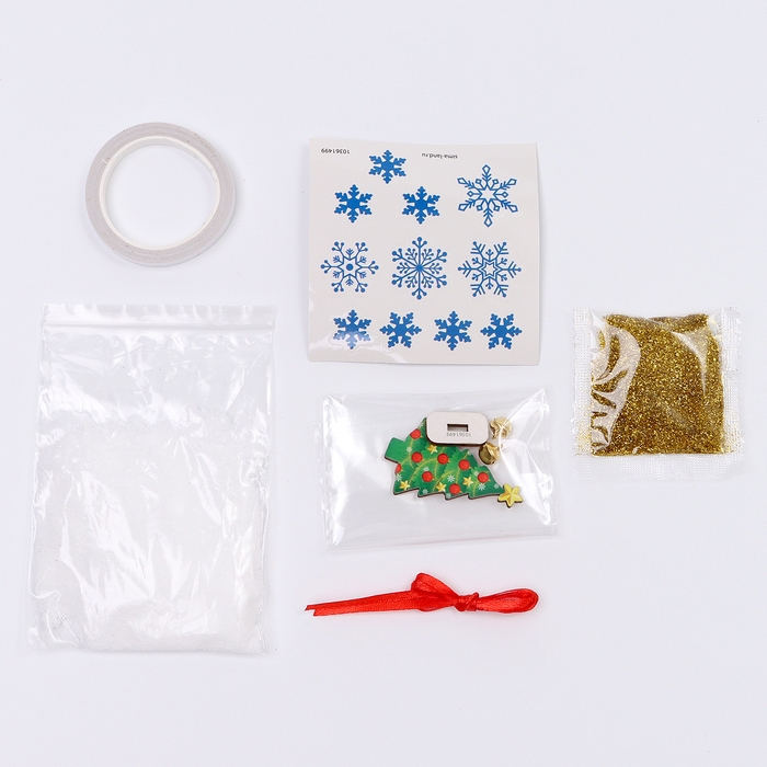 Набор для творчества &laquo;Новогодний шарик: Змея&raquo;, светится в темноте