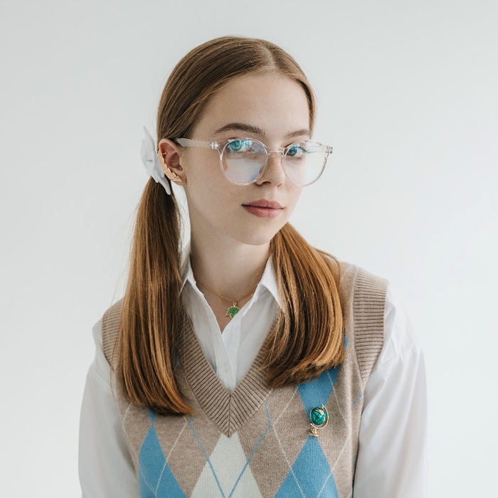 Брошь &laquo;Школа&raquo; глобус, цвет морской в золоте