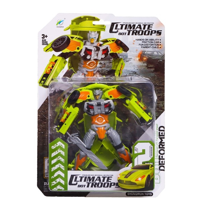Робот &laquo;Автобот&raquo;, трансформируется, цвет зелёный