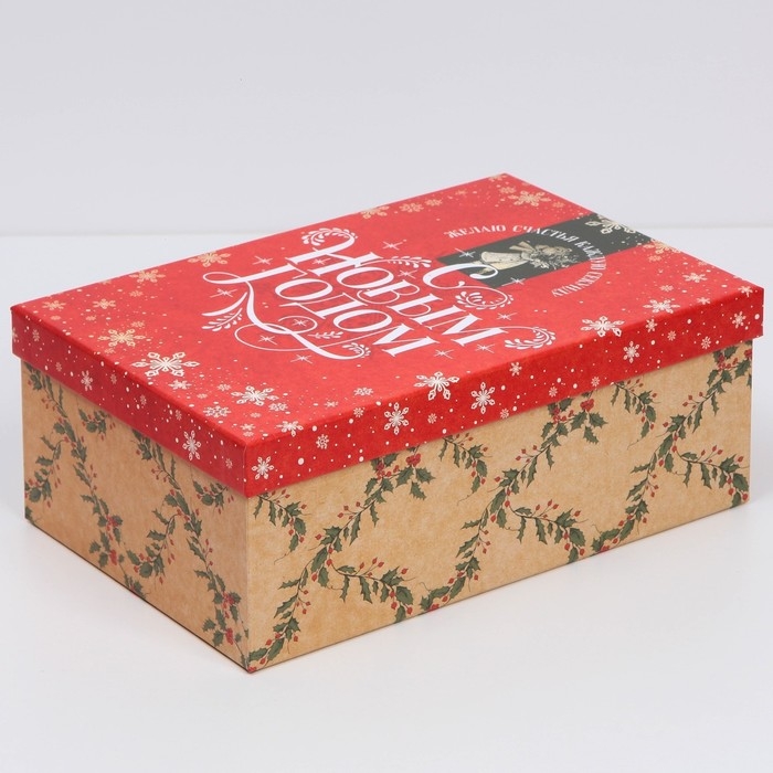 Набор подарочных коробок 10 в 1 &laquo;Волшебного Нового года&raquo;, 12 х 7 х 4 - 32.5 х 20 х 12.5 см, Новый год