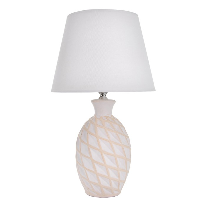 Настольная лампа 16502/1 E14 40Вт бело-бежевый 22х22х38 см RISALUX