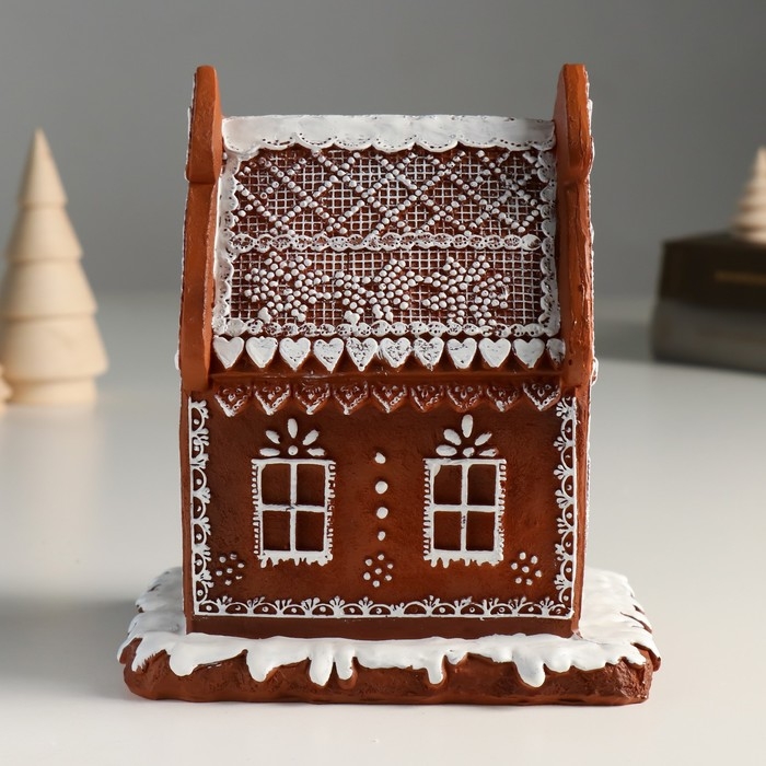 Сувенир полистоун свет Сувенир полистоун свет "Пряничный домик" 14,5х11,5х16,5 см