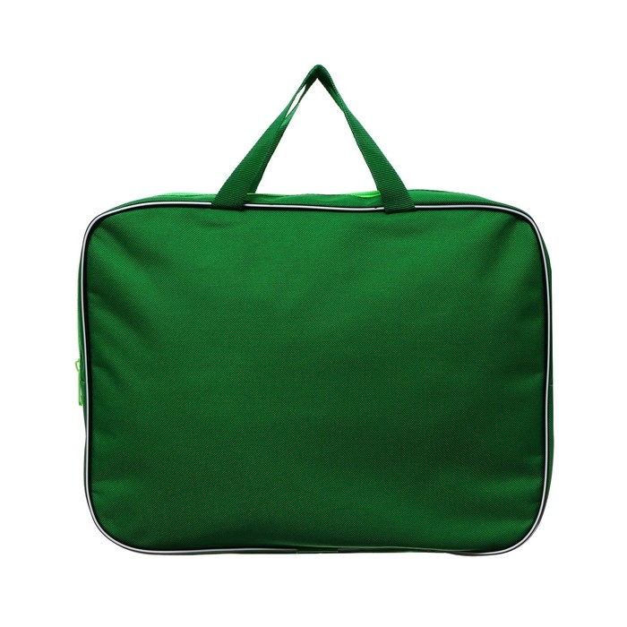 Папка с ручками текстильная А4, 350 х 270 х 70 мм, Calligrata "Авокадо"