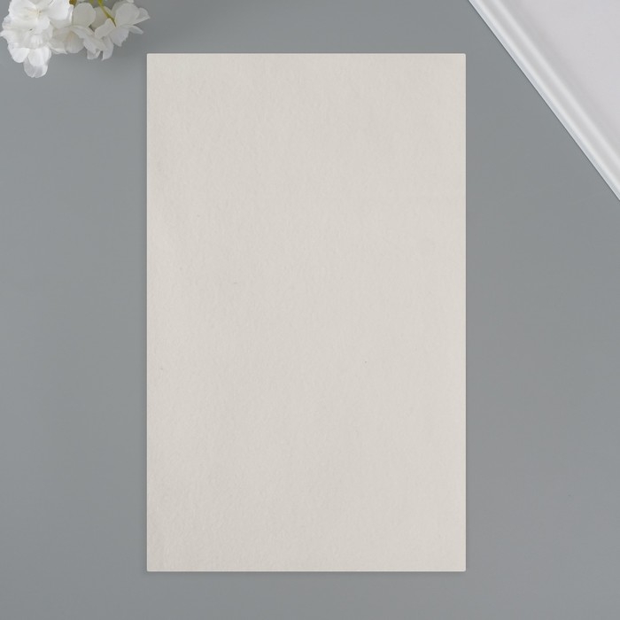 Лист для творчества иск.кожа Лист для творчества иск.кожа "Масло. Матовый" молочный лист 33х20 см толщина 0,74 мм