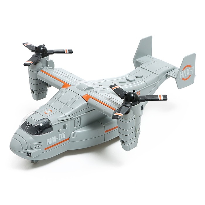 Самолёт &laquo;Армия&raquo;, 1:72, свет, звук, инерция, серый