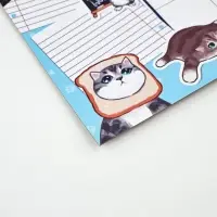 Магнитный планер А4 и стирающийся маркер "Котики"