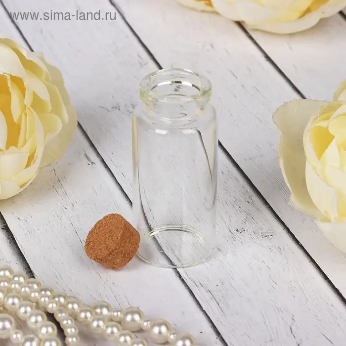 Основа для творчества и декорирования &laquo;Бутылочка&raquo;, с пробкой, 30 мл