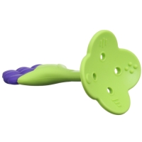 Набор прорезывателей силиконовых &laquo;Мой Зайка&raquo;, с погремушкой, 3 шт., на присоске, в кейсе, Крошка Я