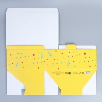 Коробка подарочная сборная, упаковка, &laquo;С Днём рождения&raquo;, 26 х 19 х 10 см