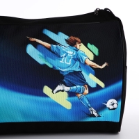 Сумка детская спортивная для мальчика «Футбол», 40х24х21, отд на молнии, чёрный Сумка детская спортивная для мальчика «Футбол», 40х24х21, отд на молнии, чёрный