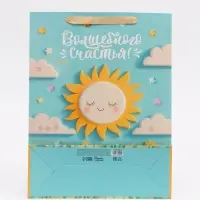 Пакет подарочный &laquo;Солнышко&raquo;, L 31 &times; 40 &times; 11,5 см