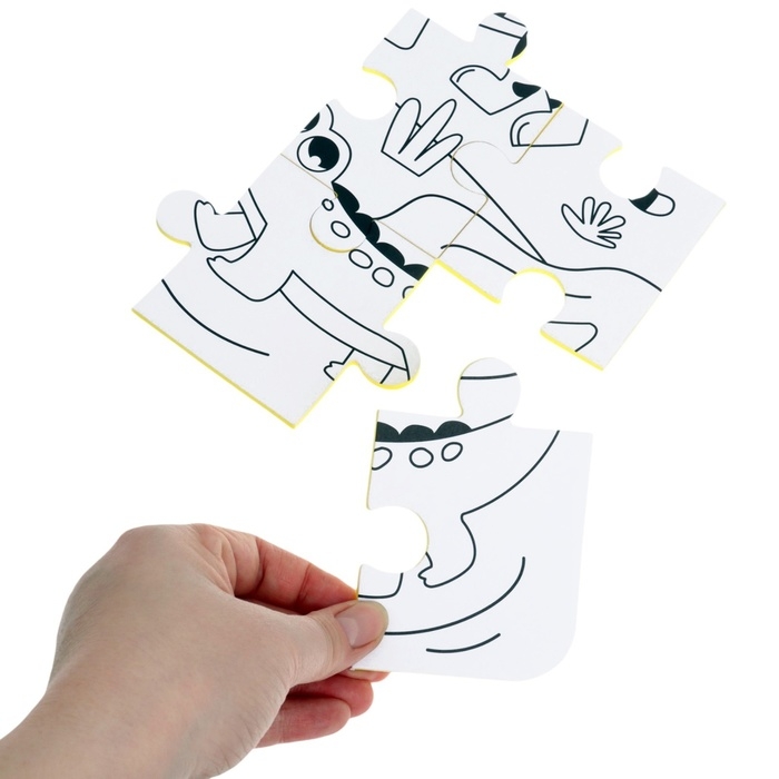 Мягкий пазл для малышей раскраска «Африка», размер 50х33 см, 28 деталей, Крошка Я Мягкий пазл для малышей раскраска «Африка», размер 50х33 см, 28 деталей, Крошка Я