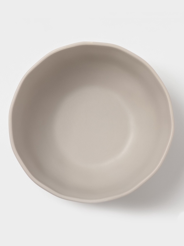 Салатник Magistro "Potter" 17см 17,4х8 цвет светло-серый