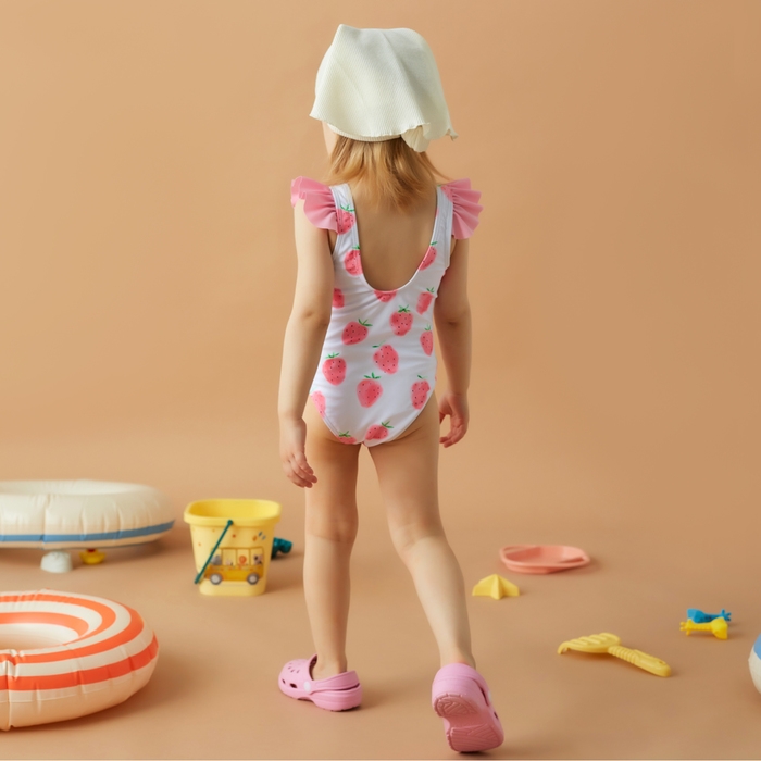 Купальный костюм детский Крошка Я "Клубника" рост 92-98 см