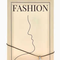 Чокер &laquo;Капля&raquo; на шнурке, цвет серебро