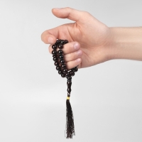 Чётки мусульманские шар №10 «Гранат», 33 бусины через перемычку Чётки мусульманские шар №10 «Гранат», 33 бусины через перемычку