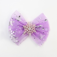 Бант заколка для волос новогодняя «Очаровательная леди», на Новый год, 12,5 х 7,5 см Бант заколка для волос новогодняя «Очаровательная леди», на Новый год, 12,5 х 7,5 см