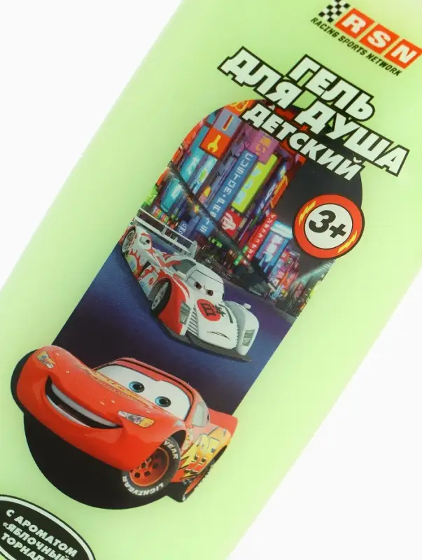 Детский гель для купания, 250 мл, аромат яблочный торнадо, Машинка