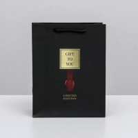 Пакет подарочный ламинированный вертикальный, упаковка, &laquo;Gift to you&raquo;, MS 18 х 23 х 10 см