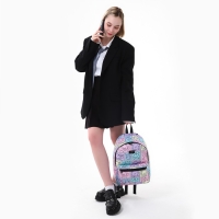 Рюкзак школьный текстильный &laquo;Зверята&raquo;, 42х14х28 см