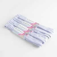 Резинки бельевые, 6 мм, 5,5 &plusmn; 0,5 м, 4 шт, цвет белый