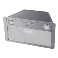 Вытяжка встраиваемая HBB 6035 IX серебристый