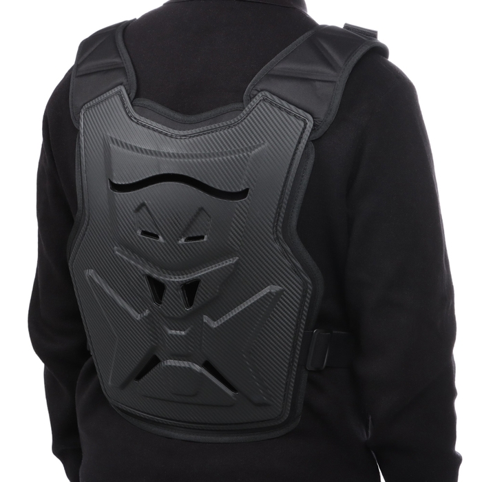 Мотозащита подростковая, панцирь, регулируемый размер Мотозащита подростковая, панцирь, регулируемый размер