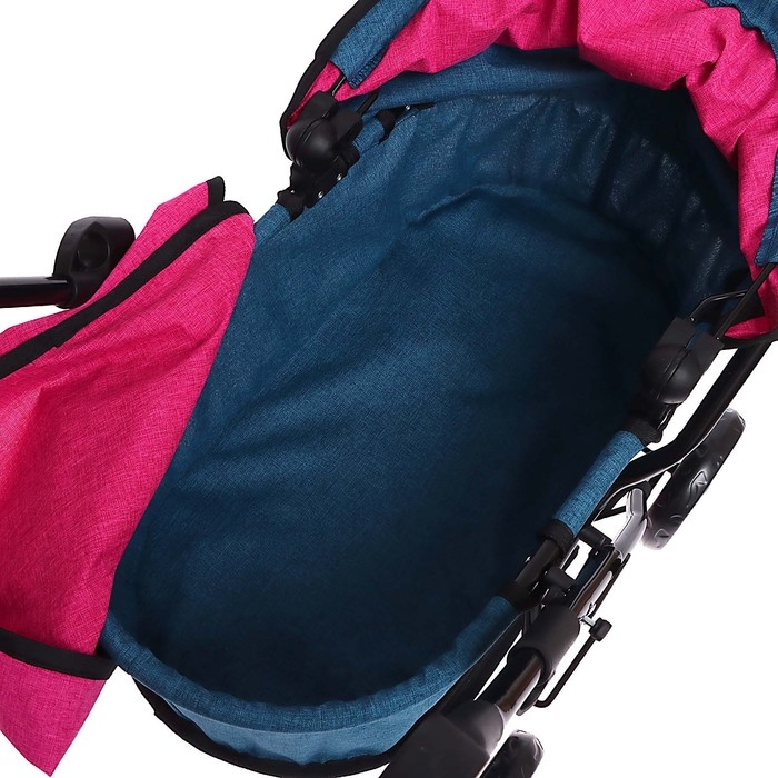 Коляска для кукол универсальная, с корзиной, металл Коляска для кукол универсальная, с корзиной, металл