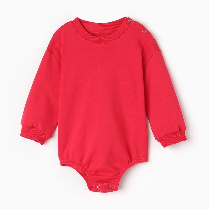 Свитшот-боди детский MINAKU цвет малиновый, рост 56-62 см