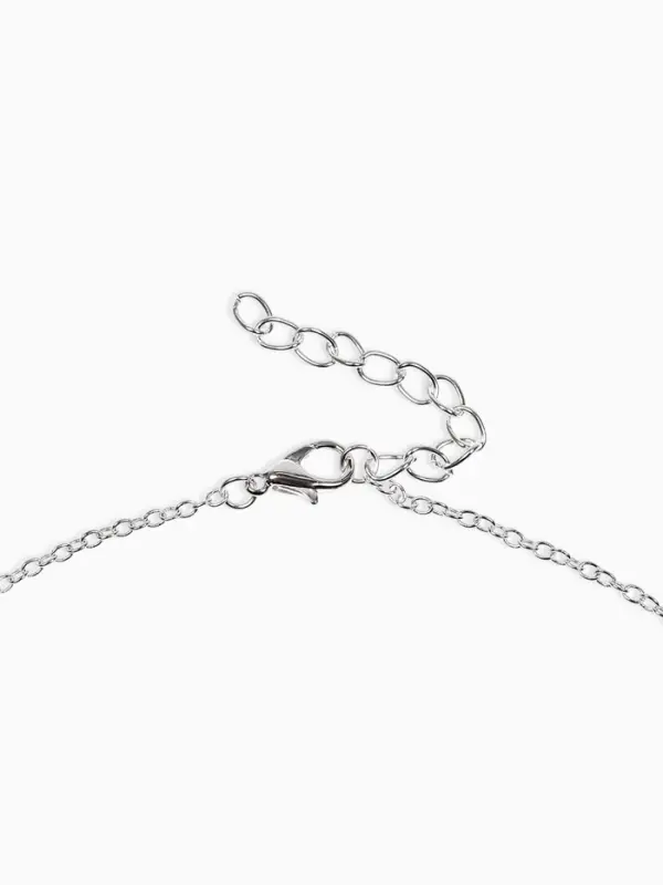 Кулон на цепочке "ДНК", цвет серебро