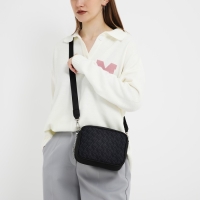 Сумка женская текстильная NK, 19х14х6 см, чёрный цвет Сумка женская текстильная NK, 19х14х6 см, чёрный цвет