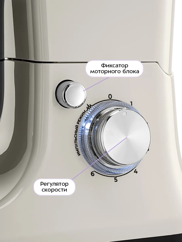Планетарный миксер кухонный электрический КТ-4418 (2 в 1)