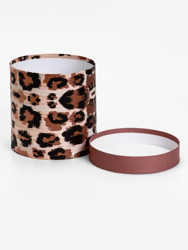 Шляпная коробка, леопард , 20 х 20 см Шляпная коробка, леопард , 20 х 20 см