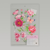 Термотрансфер &laquo;Бабочки с цветами&raquo;, 19,5 &times; 28 см, 7 дизайнов, цена за 1 лист