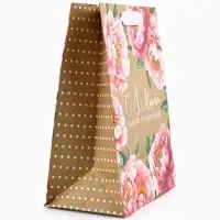Пакет подарочный крафтовый &laquo;8 марта&raquo;, MS 18 х 10 х 23 см