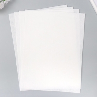 Фетр 1 мм "Белый" набор 4 листа 30х40 см