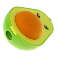 Точилка 1 отверстие с контейнером FunGraphix "Авокадо", с ластиком, МИКС Точилка 1 отверстие с контейнером FunGraphix "Авокадо", с ластиком, МИКС