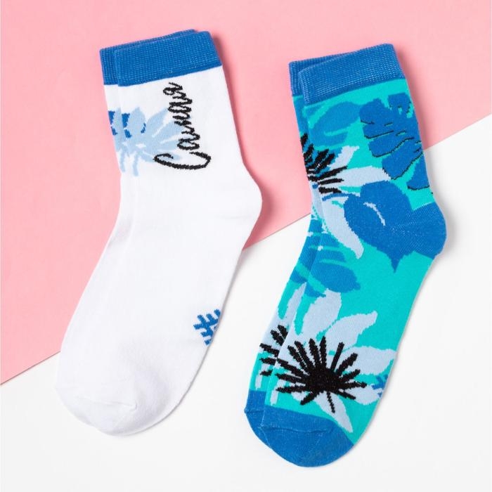 Набор женских носков KAFTAN "Самой прекрасной&ldquo; 2 пары, размер 36-39 (23-25 см)