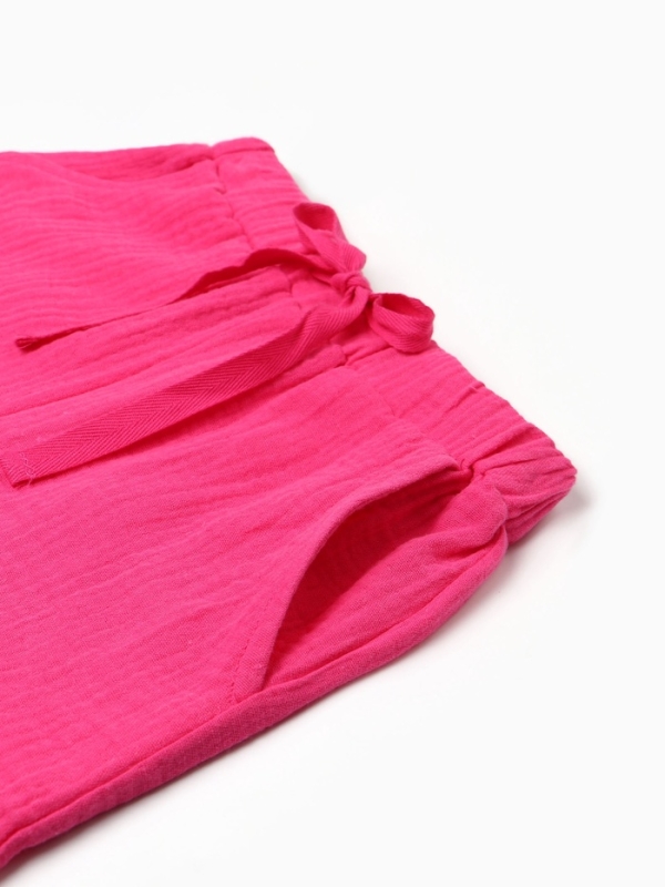 Шорты из муслина для девочек KAFTAN рост 122, розовый